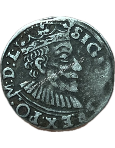 Trojak / 3 Grosze 1590 Sigismund III Vasa Poznań Πολωνική Λιθουανική Κοινοπολιτεία