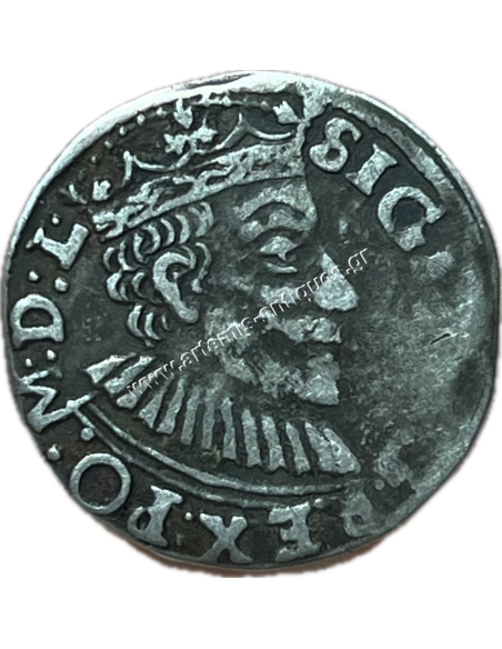 Trojak / 3 Grosze 1590 Sigismund III Vasa Poznań Πολωνική Λιθουανική Κοινοπολιτεία