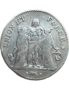 5 Francs 1797 A LAN 6 Γαλλία
