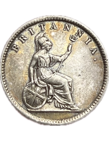 30 Λεπτά 1851 Victoria Ιονικό Κράτος XF+