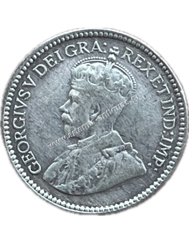 5 Cents 1912 George V Canada XF