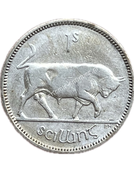 1 Shilling 1937 Ireland XF+ Rare