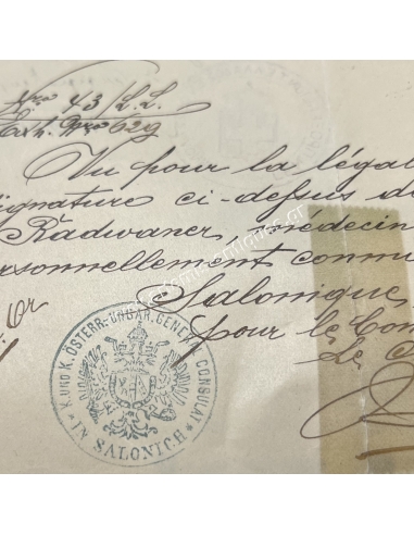 Δημήτριος Ζάννας, Μακεδονομάχος και Ιατρός 1889, Εξαιρετικό Έγγραφο