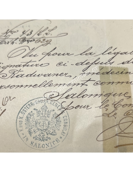 Δημήτριος Ζάννας, Μακεδονομάχος και Ιατρός 1889, Εξαιρετικό Έγγραφο