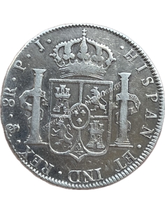 8 Reales 1804 Charles IV Bolivia Double 4 2