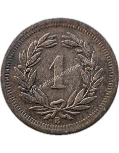 1 Rappen 1878 B Ελβετία 2