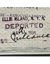 Ellis Island Deportation Stamp, Greek Passport 1934