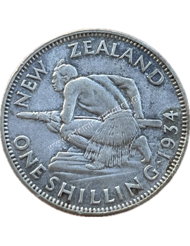 1 Shilling 1934 George V Νέα Ζηλανδία