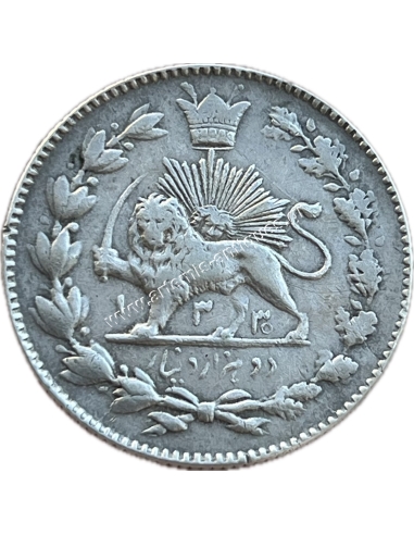 2000 Dinar 1320/1903 Mozaffar ad-Din Shah Iran Rare