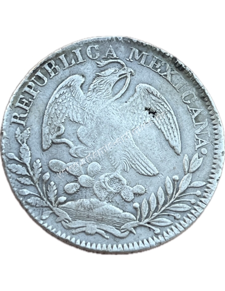 8 Reales 1838 ZS OM Μεξικό XF+