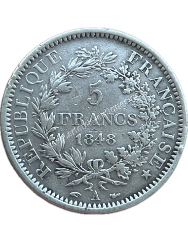 5 Francs 1848 A Γαλλία