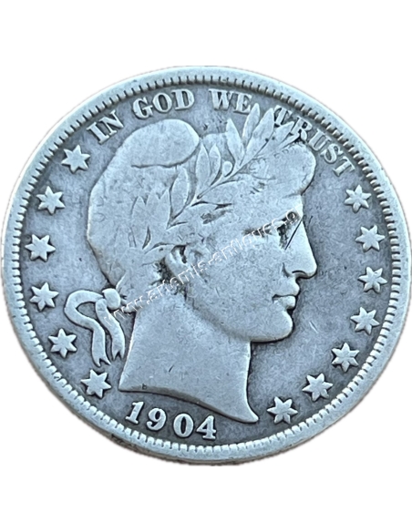 1/2 Dollar 1904 O Barber Half Dollar