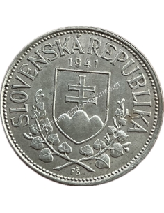 20 Korun 1941 Single Cross, St. Cyril and St. Methodius Slovakia 2