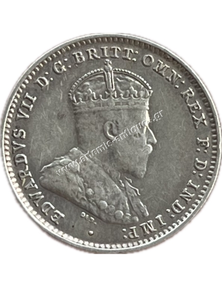 3 Pence 1910 Edward VII Αυστραλία XF