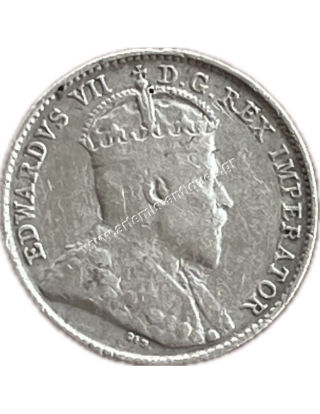 5 Cents 1902 Large H Edward VII Καναδάς