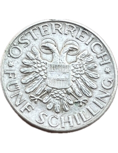 5 Schillings 1935 Αυστρία 2