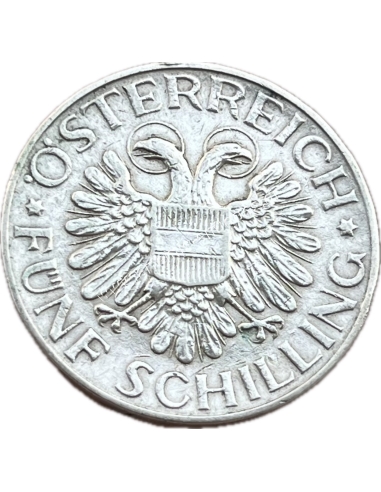 5 Schillings 1935 Αυστρία