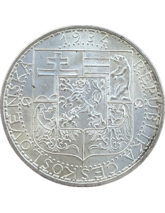 20 Korun 1934 Czechoslovakia UNC 2
