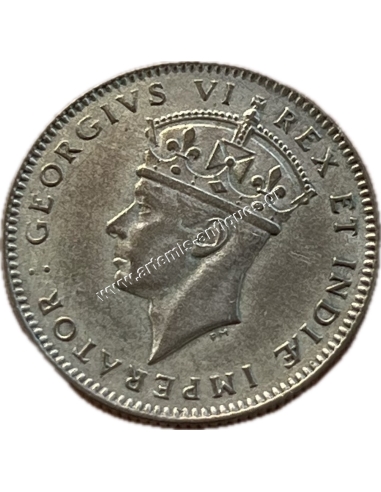50 Cents 1942 George VI Ανατολική Αφρική AU-UNC