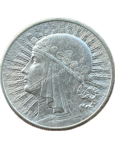 10 Zlotys 1932 without mintmark Poland