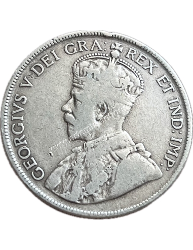 50 Cents 1918 George V Νέα Γη