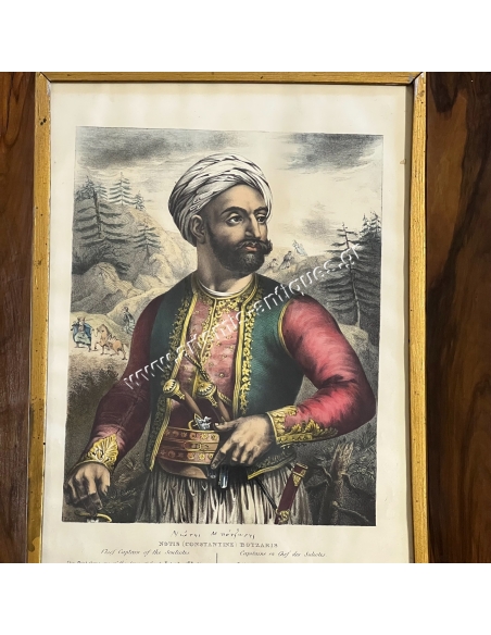 Νώτης Μπότζαρης, Χρωμολιθογραφία