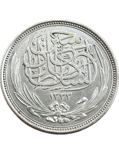 20 Qirsh/Piastres 1335/1916 Hussein Kamel Egypt AU++