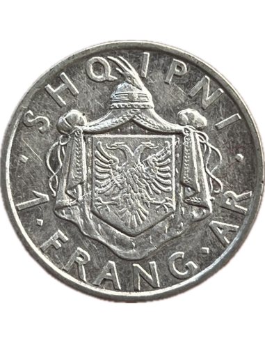 1 Frang 1935 R Zog I Αλβανία AU-UNC