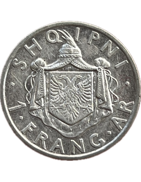 1 Frang 1935 R Zog I Αλβανία AU-UNC