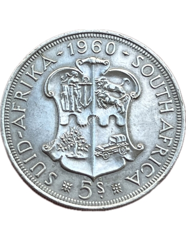 5 Shillings 1960 Elizabeth II South Africa