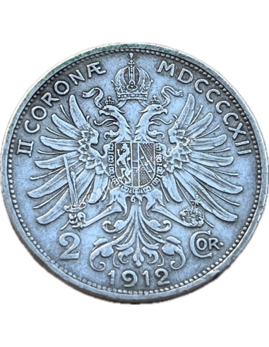 2 Corona 1912 Francis Joseph I Αυστριακή Αυτοκρατορία