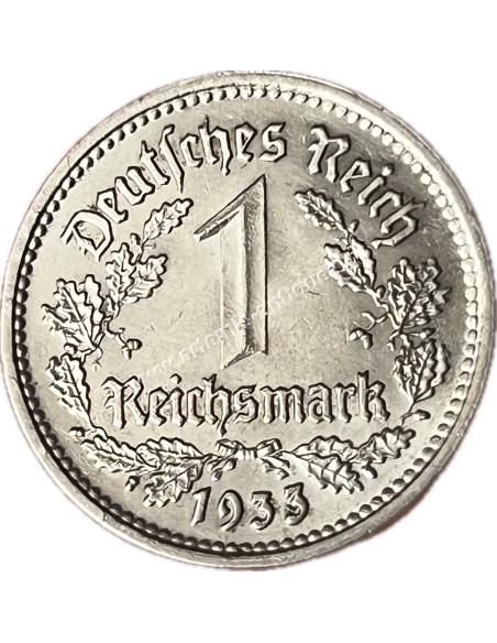 1 Mark 1933 D Γερμανία UNC-BU