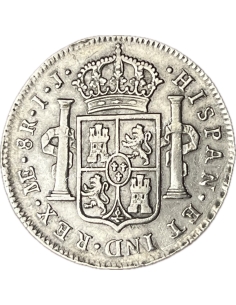 8 Reales 1790 Charles IV (Numeral IV) Νέα Ισπανία, Μεξικό 2