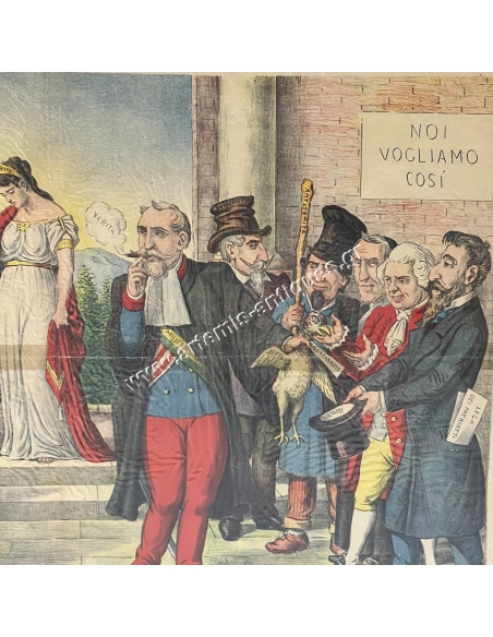 Le Perroquet 17 Septembre 1899, Augusto Grossi Satirical Lithography, Captain Dreyfus