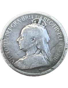 3 Piastres 1901 Victoria Κύπρος