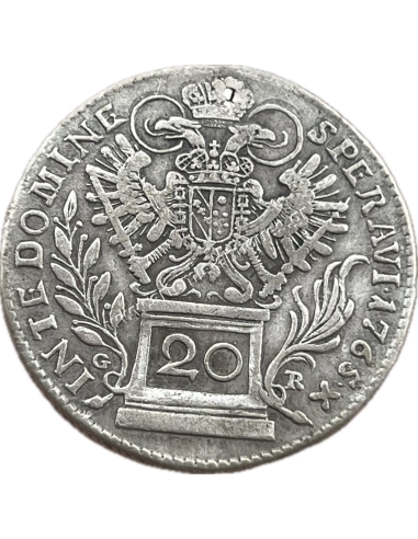 20 Kreuzers 1765 GR Francis I Αυστριακή Αυτοκρατορία