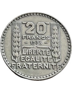 20 Francs 1933 Γαλλία 2