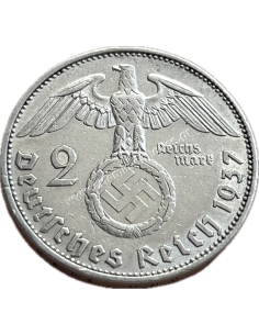 2 Marks 1937 G Paul von Hindenburg Γερμανία 2