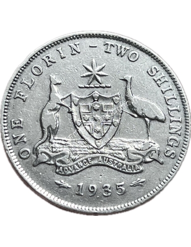 1 Florin 1935 George V Αυστραλία
