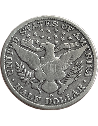 1/2 Dollar 1902 O Barber Half Dollar