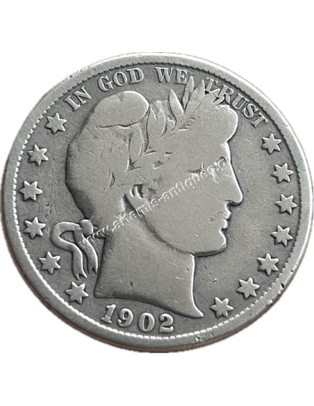 1/2 Dollar 1902 O Barber Half Dollar