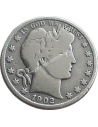 1/2 Dollar 1902 O Barber Half Dollar