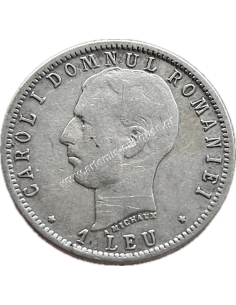 1 Leu 1906 no dot Carol I Romania 2