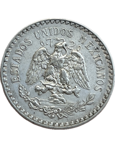 1 Peso 1933 "Fallen Date" Variety Mexico