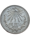1 Peso 1933 "Fallen Date" Variety Mexico