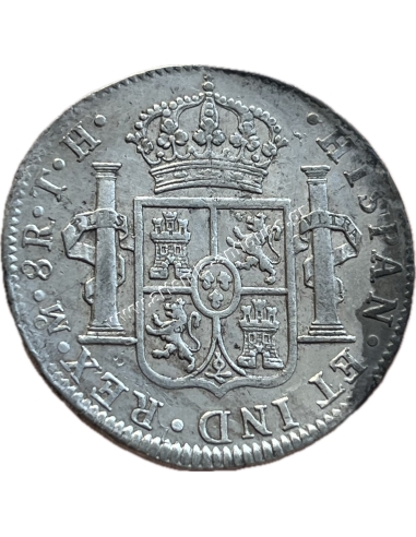 8 Reales 1807 TH Chales IV New Spain, Mexico