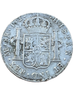 8 Reales 1797 IJ Charles IV (Numeral IIII) Περού 2