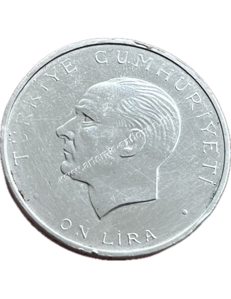 10 Lira 1960 Revolution Turkey