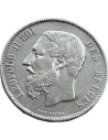 5 Francs 1870 Leopold II Small Head Belgium