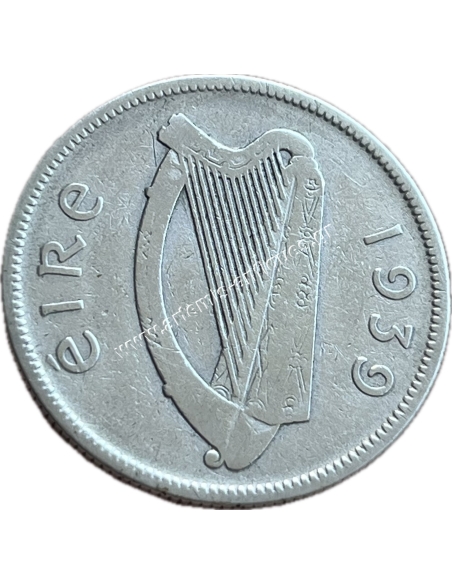 2 Shillings / 1 Florin 1939 Ireland
